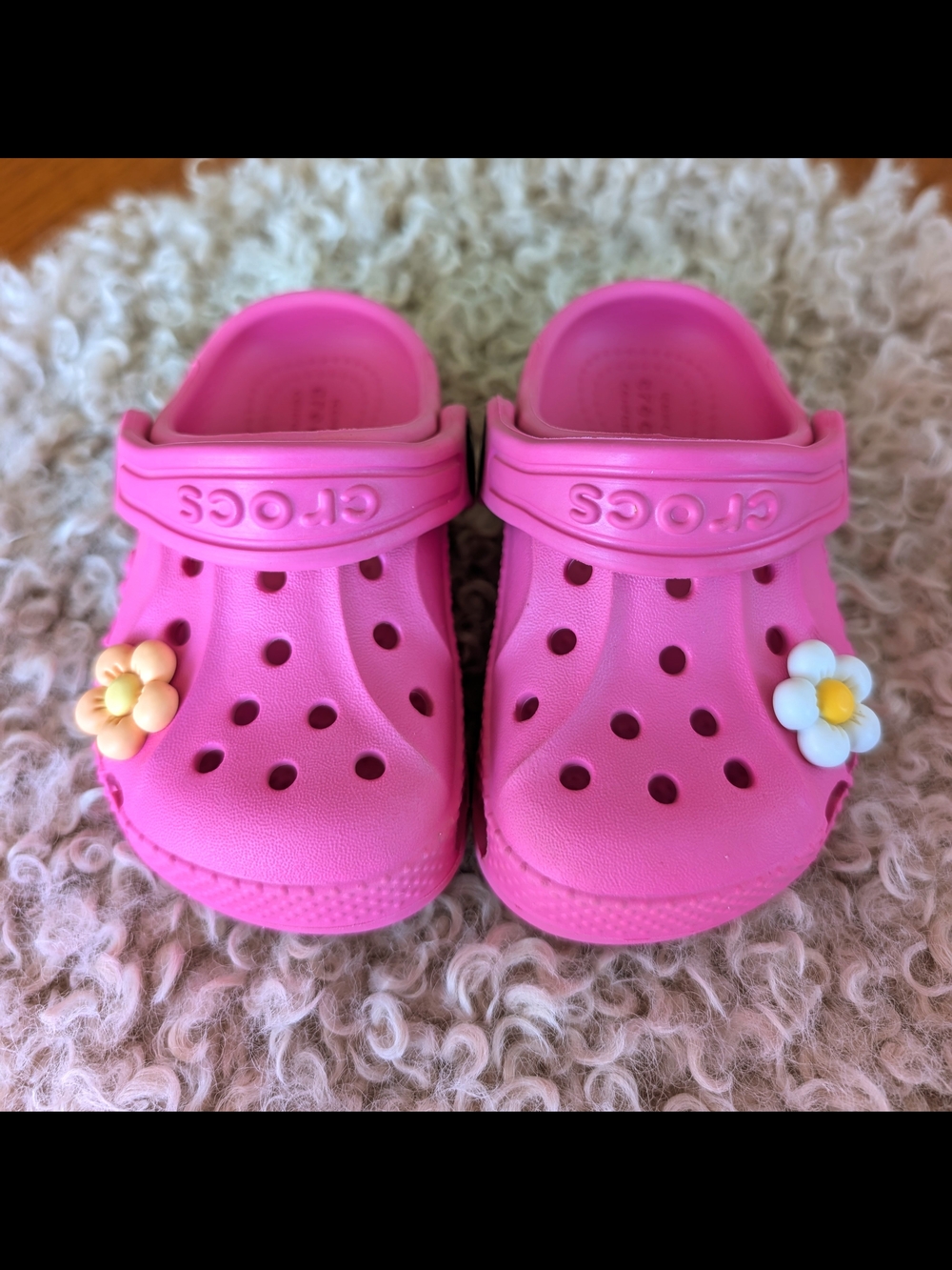 Crocs Electric Pink Toddler Baya Clog - Picture 3 of 6